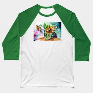 Sunflower still life Baseball T-Shirt